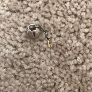 Pandora key and lock charm